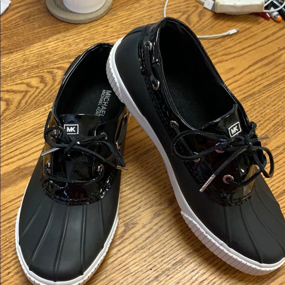 Michael Kors Black Duck Shoes - Size 10